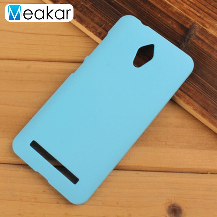 Matte Plastic Coque Cover 5.0For Asus Zenfone Gaan Zc500Tg Case Voor Asus Zenfone Gaan Zc500Tg Telefoon Terug Coque Cover Case: sky blue