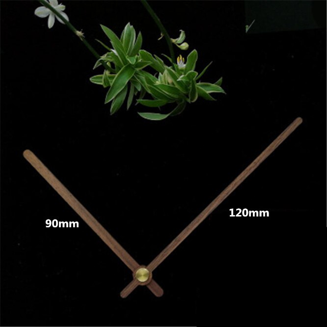 10 Sets Creatieve Houten Klok Pointer Hoogwaardige Quartz Klok Handen Onderdelen Diy Klok Onderdelen Accessoires Wandklok Thuis decoratie: Wood-D