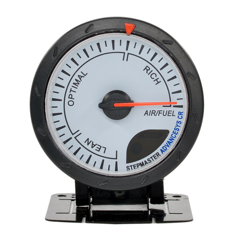 Dragon 60mm Auto Car Meter Boost Water Temp Oil Temperature Pressure Tachometer Volt Air Fuel Exhaust GAS RPM White Face Gauge: Air fuel gauge