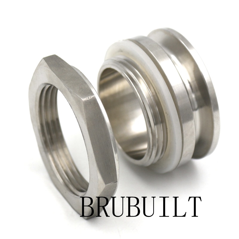 Weldless Bulkehad 1.5"TC 304 Stainless Steel Homebrew Kettle Bulkhead Sanitary Fitting Accessories