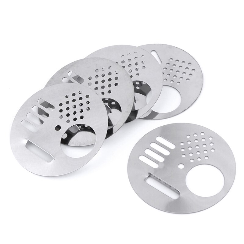 5pcs Bee Box Door Cage Stainless Steel Round Hive Hole Metal Garden Tools Products Beekeeping Nest Equipment Supplies