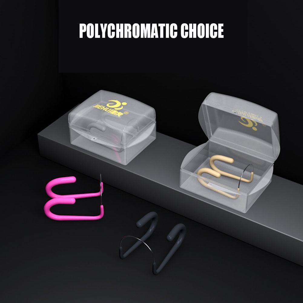 1pc swimming nose clip Universal Swim Training Waterproof Soft Silicone Swimming Nose Clip Plug Wire swimming nose