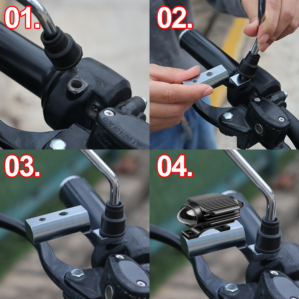 Motorrad Rückspiegel Verlängerung halterungen Multifunktions-Aluminium legierung Halfter Scheinwerfer halterung Motorrad Zubehör Fixierer