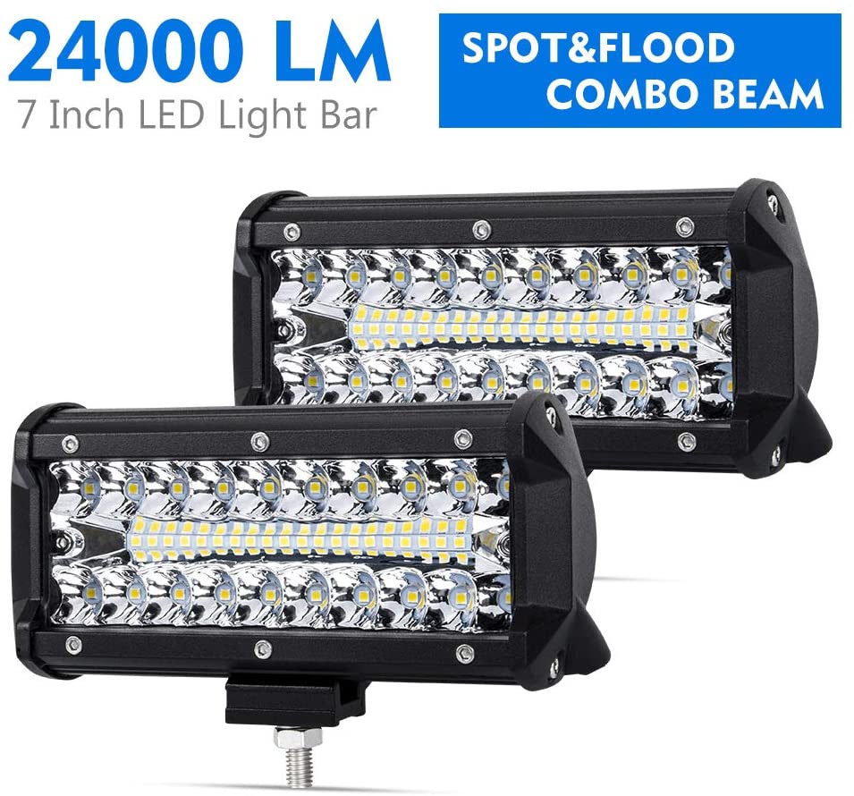 12Inch Led Light Bar Spot Flood Combo Beam Liteway... Grandado
