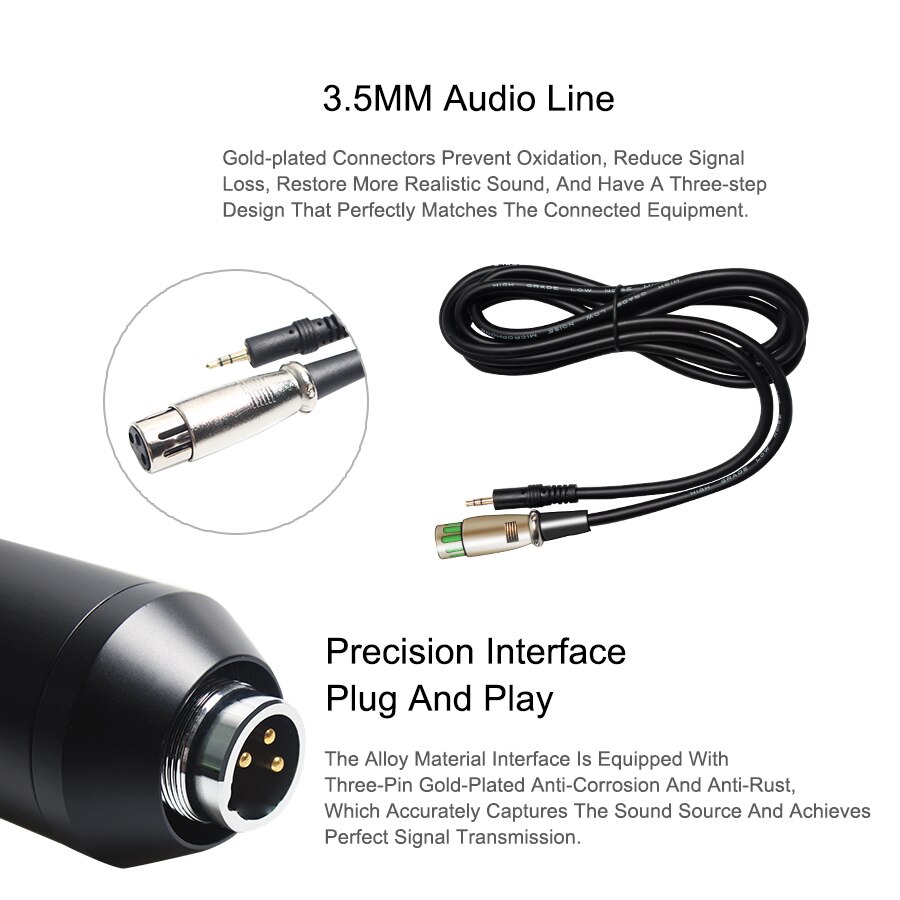 BM 800 Microphone Mic Stand Studio Condenser Microphone Vocal Recording KTV Karaoke Microphone For Computer PC