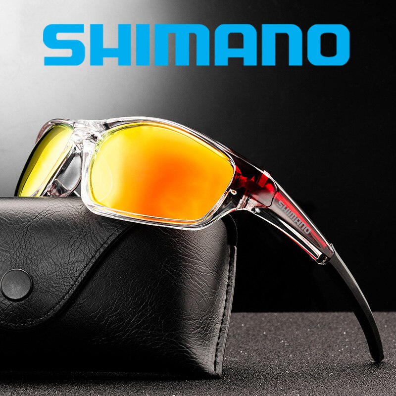 Shimano Polarized Sports Men Fishing Sunglasses Road Cycling Glasses Mountain Bike Bicycle Riding Protection Goggles Eyewear