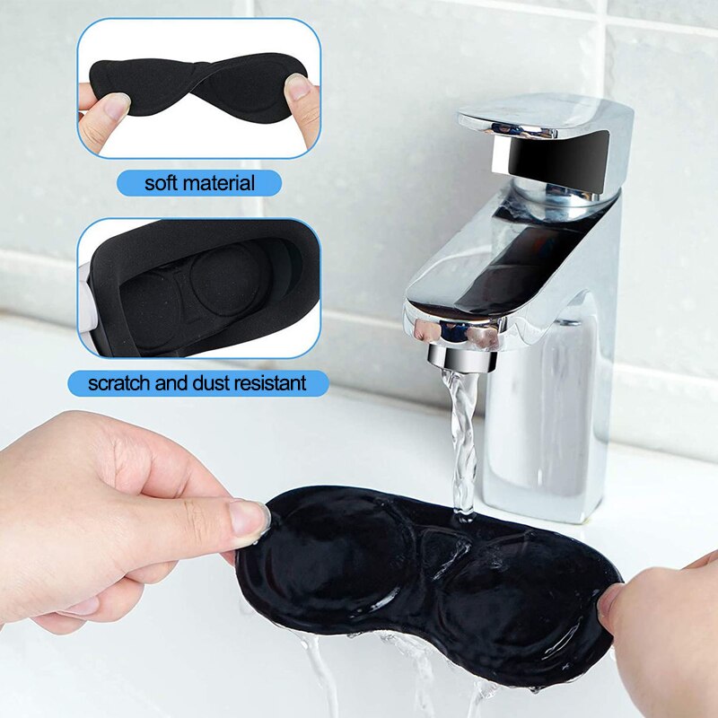 Couvercle de poignée pour Oculus Quest 2, protection faciale de remplacement, en Silicone, accessoires pour Oculus Quest2 VR