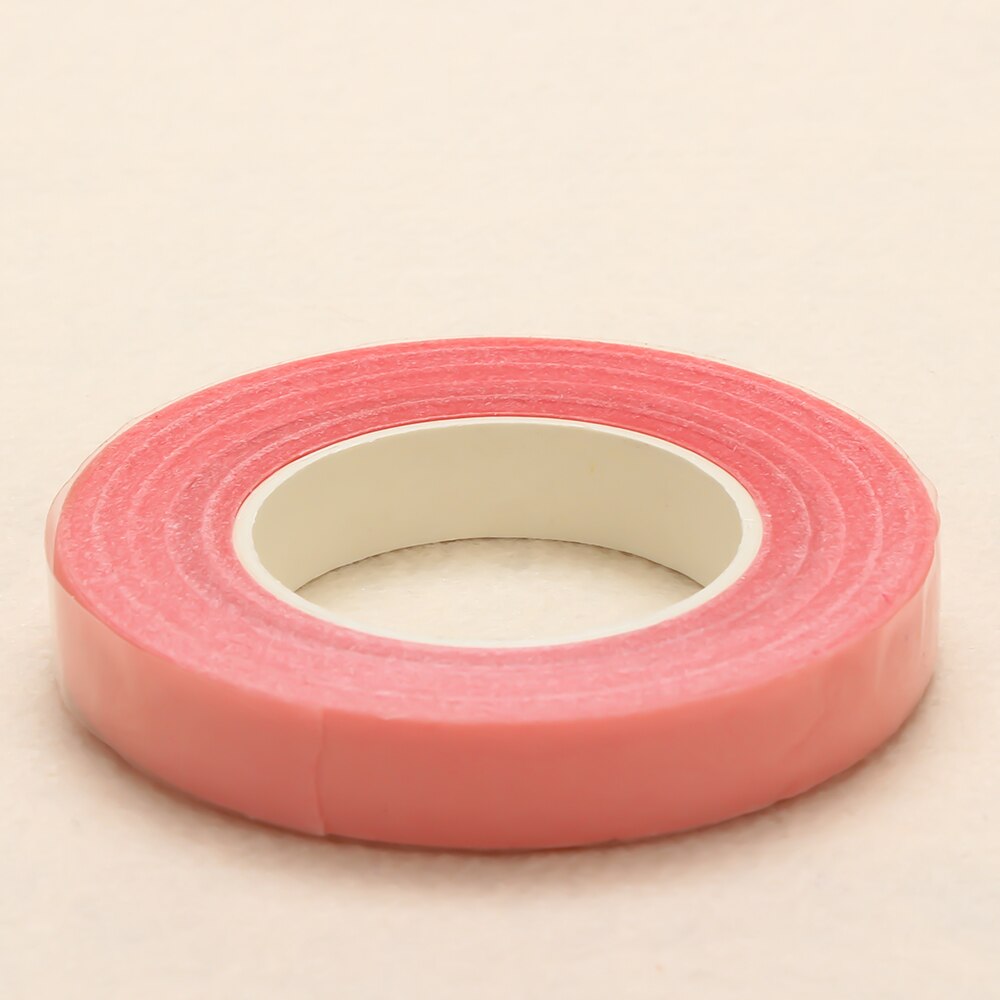 Valentijnsdag 30Yard 12Mm Zelfklevend Papier Tape Bloemen Stem Voor Garland Kransen Diy Ambachtelijke Kunstmatige zijde Bloem Decoratieve: Pink