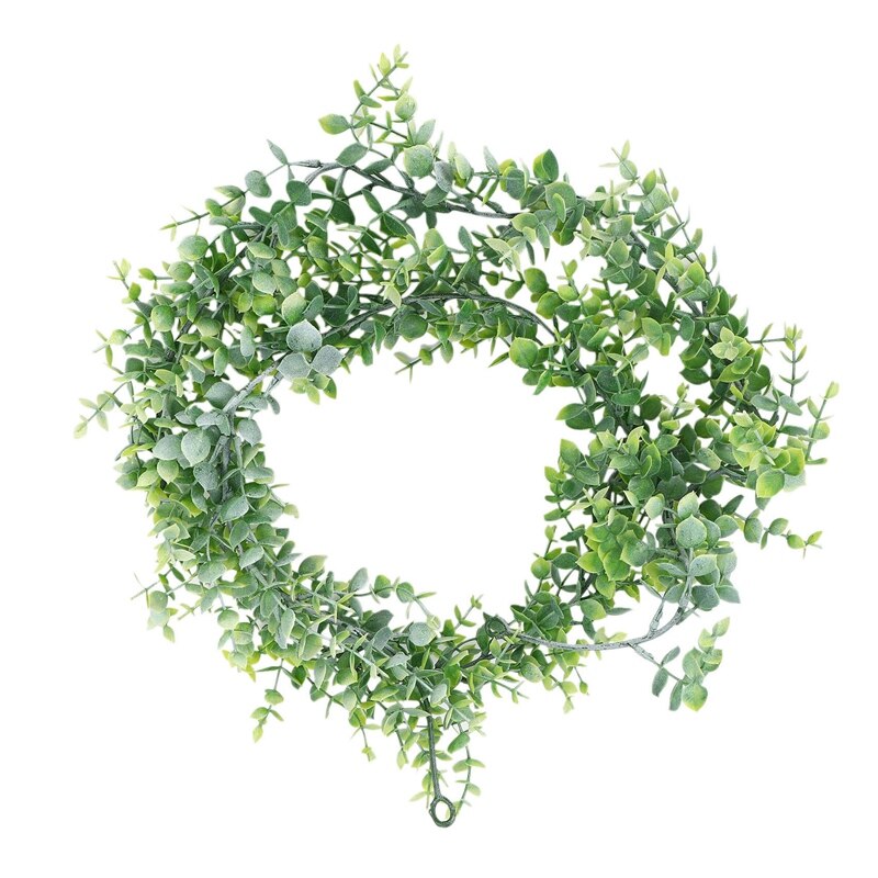 ! 4 Pack Kunstmatige Eucalyptus Guirlande Greenery Eucalyptus Wijnstokken Faux Zilveren Dollar Eucalyptus Bladeren Voor Tafel Deuropening