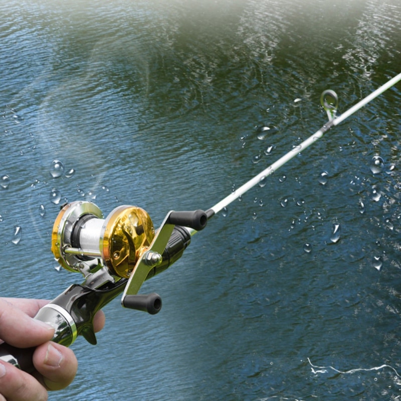 Winter Ice Fishing Rods Spinning Rod Glass Fiber Ice Hand Pole Ultra-light Detachable Casting Rod Fishing Accessories