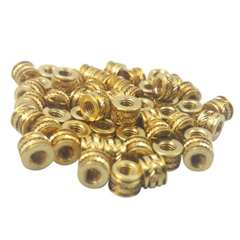 Threaded Brass Heat , Assortment a Metric Brass Threaded Heat Set Screw Inserts for 3D Printing(94 Pcs)