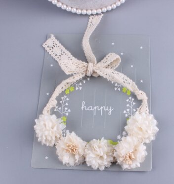 Accessori per capelli per bambini svegli fascia per capelli in pizzo con fiocco fascia per capelli in cotone per bambina accessori per fascia per capelli elastici per bambina appena nata bebes: 6