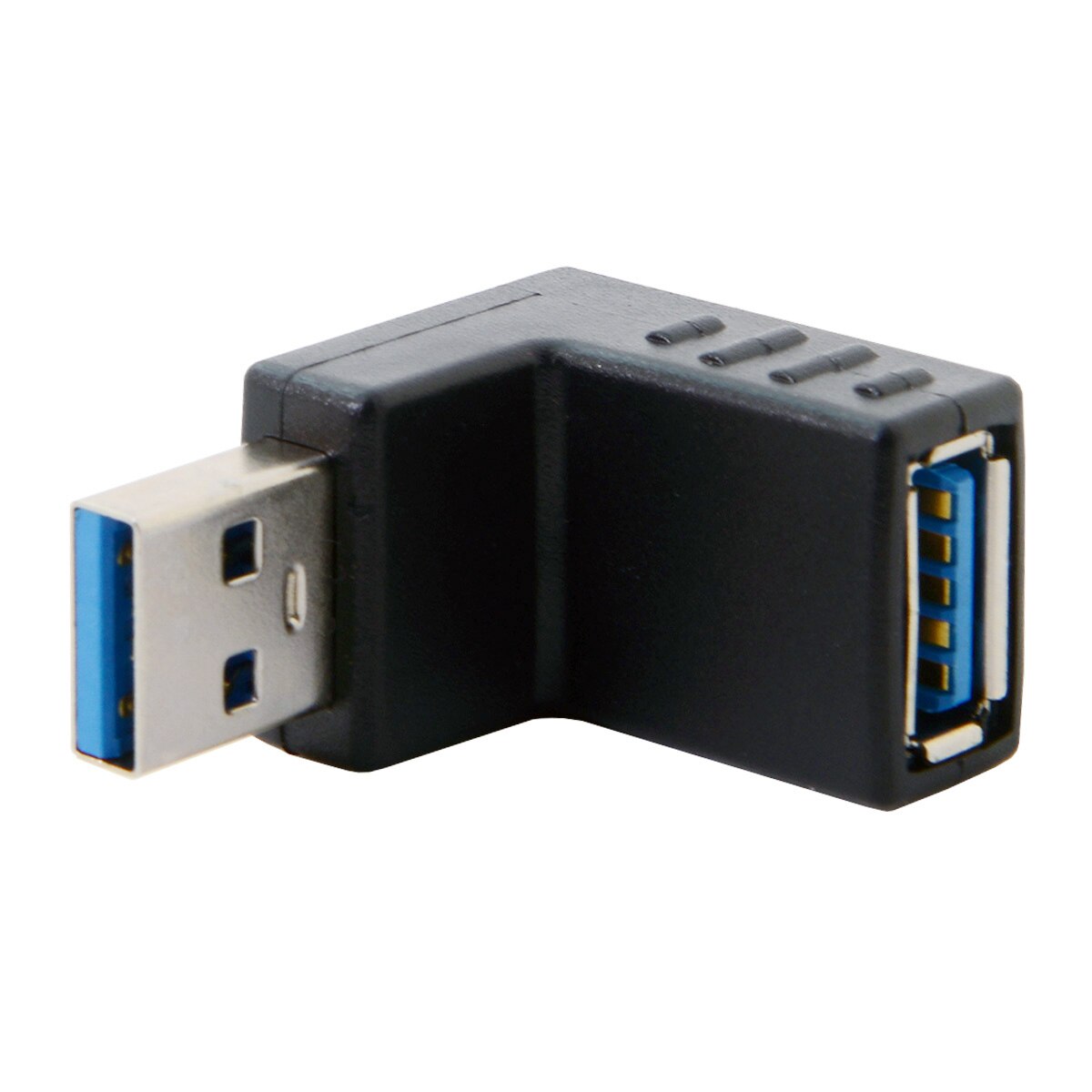 Zihan Low Profile Up Angled USB 3.0 Adapter A Male to Female