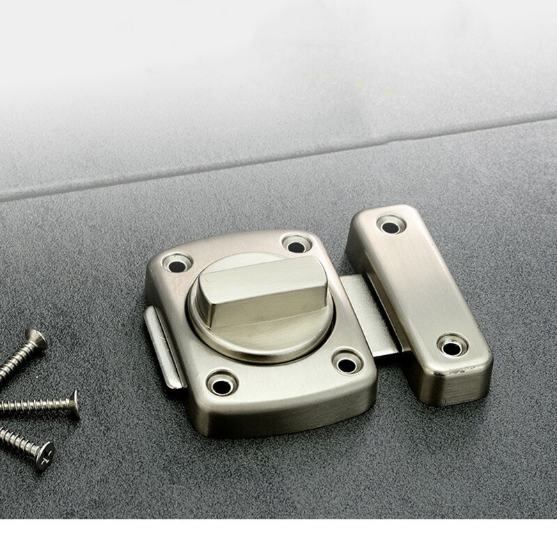 Universal Door Latch Gate Latch Security Sliding Door Lock Door Bolt Zinc Alloy with Screws Latch