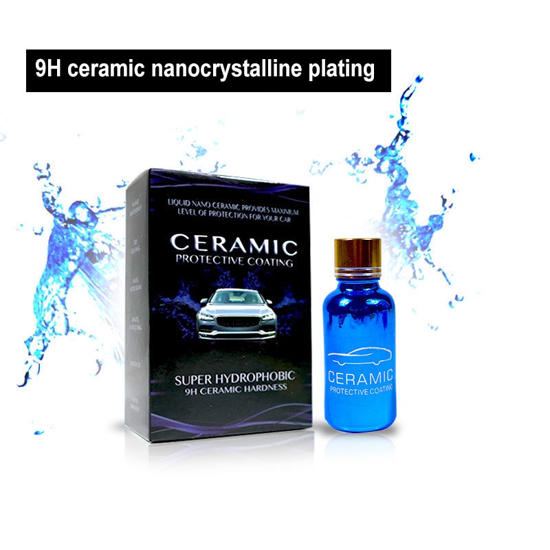 30ml Car Accessories 9H Car Liquid Ceramic Coat Super Hydrophobic Glass Coating Set Polysiloxane And Nano Materials Car Polish