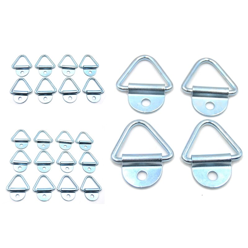 Lot De 8 Anneaux D'Arrimage En Acier Inoxydable - Crochets V-Ring 400kg Pour Remorque, Camion, Bateau