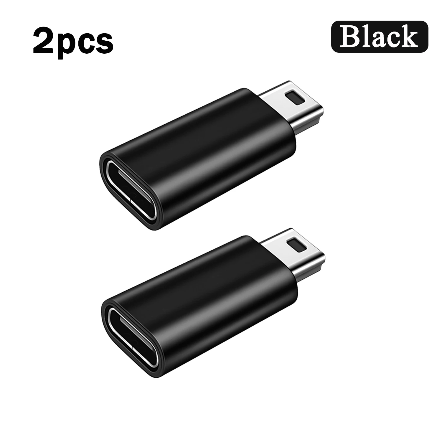 1-3 sztuki Adapter Mini USB męski na żeński typu C do smartfonów z systemem Android Tablet Złącze adaptera USB typu C na Mini USB: YELLOW