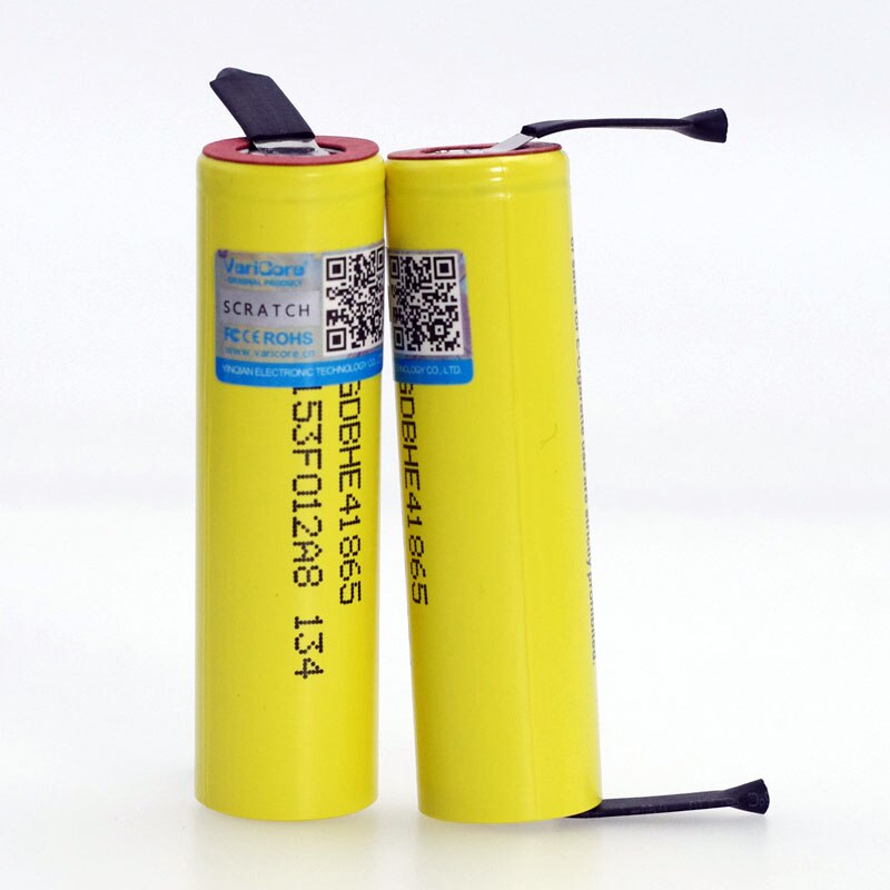 4 Stks/partij Varicore Originele HE4 2500Mah Li-Ion Batterij 18650 3.7V Oplaadbare Batterijen 20A, ontlading + Diy Nikkel Vel