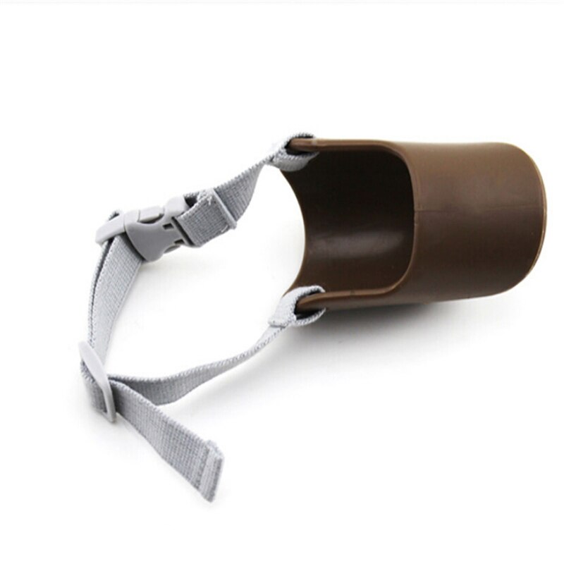 Novelty silicone cute duck mouth dog mask muzzle Bark bite stop anti-bite mask For Pet dog