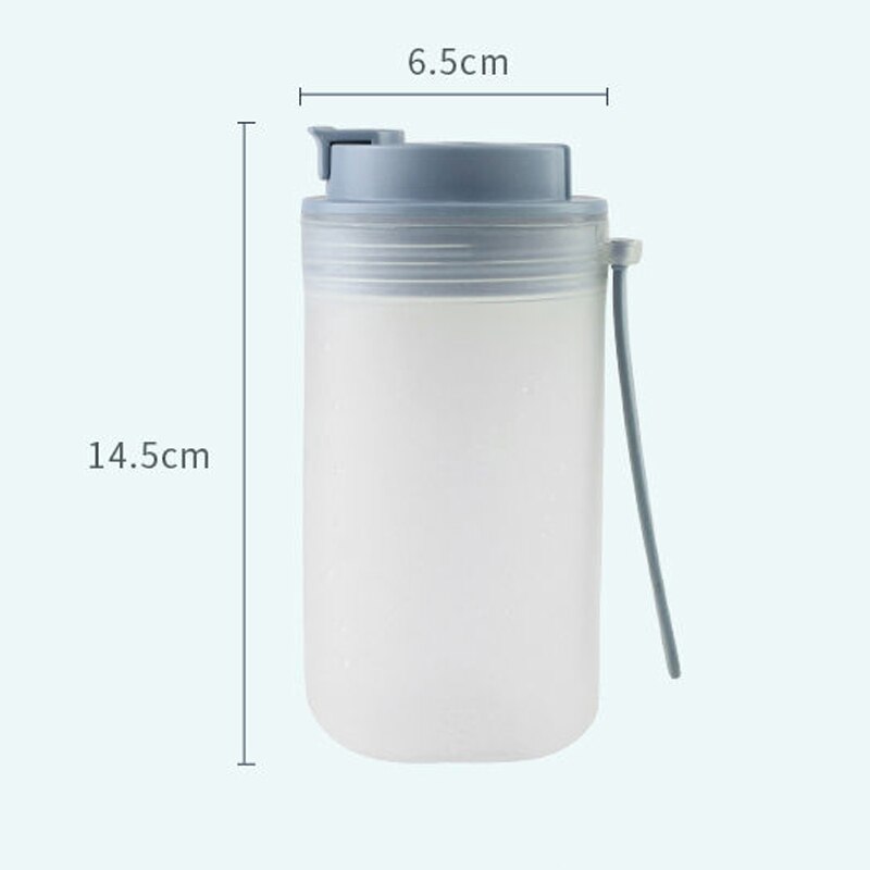 350Ml/450Ml Melk Frosted Schudden Cup Met Stro Warmte Koude Slip Voedsel Shake Bidon Outdoor Reizen water 100C Draagbare