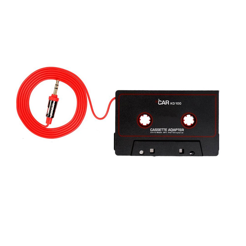Universal Convert Portable Plastic For Phone MP3 Aux CD Player 3.5 Mm Audio Stereo Car Cassette Tape Adapter