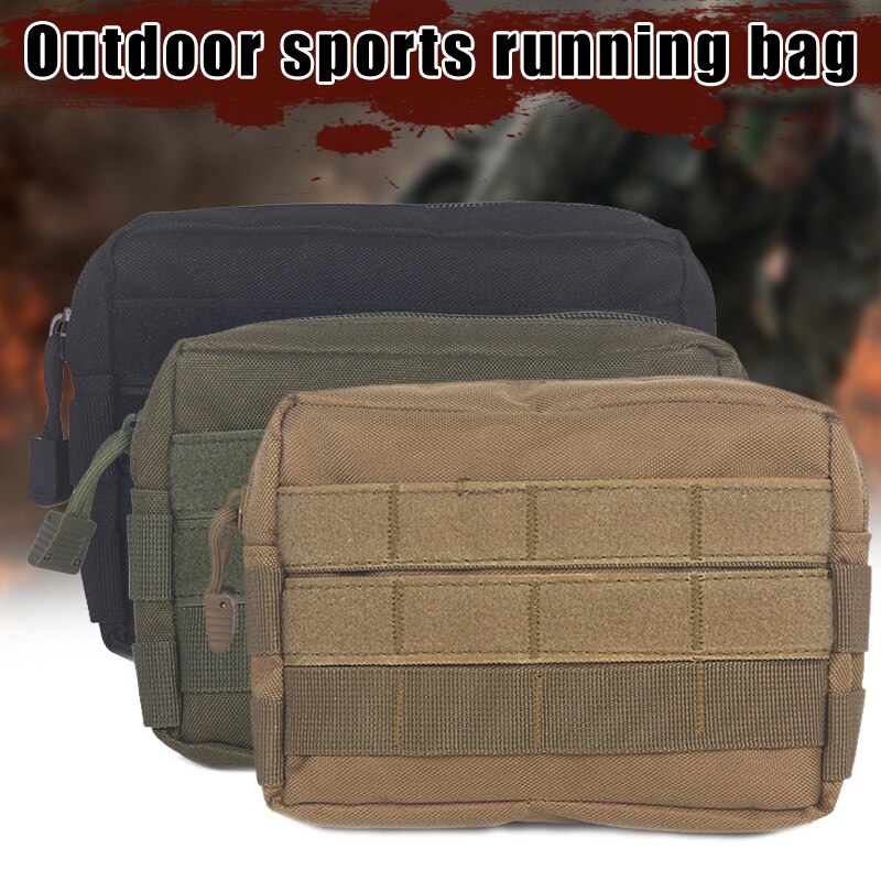 Outdoor Pouches Utility Belt Bag Pouch Phone Pockets Organizer Wear-resisting Lightweight Waterproof WHShopping