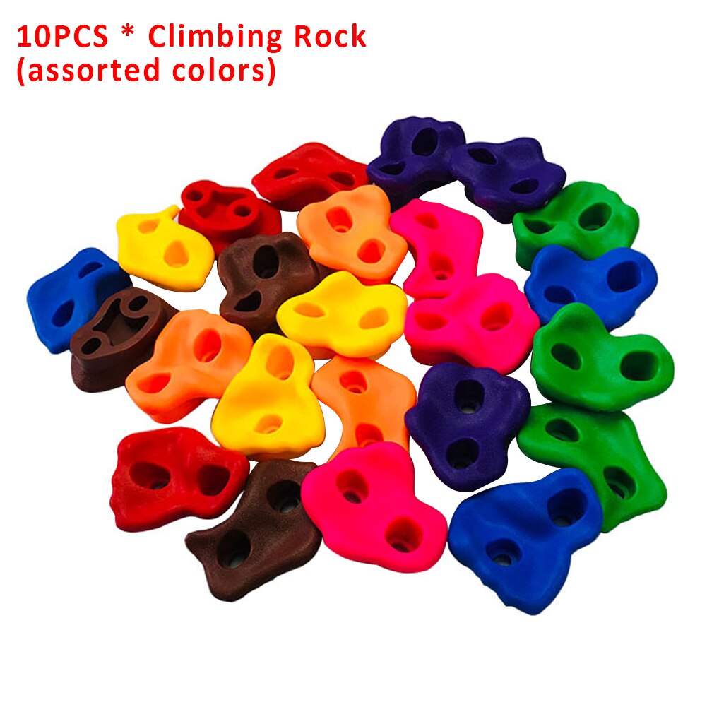 10 Pcs/Set Hand Feet Holds Indoor Outdoor Backyard Toys Children Playground Grip Climbing Rock Set Kids Wall Climbing Stones