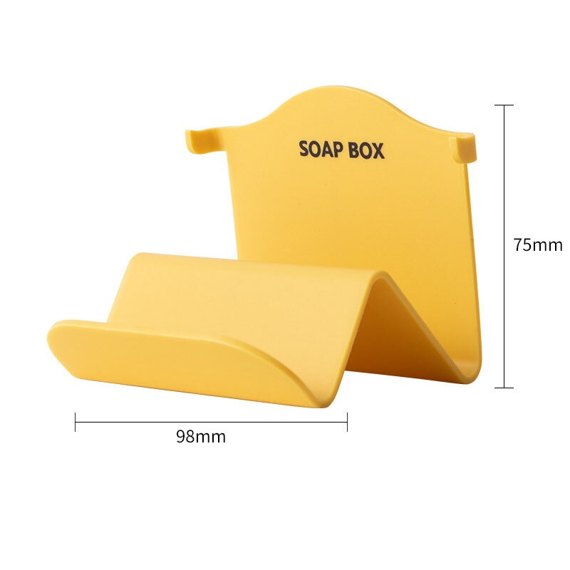 Decopatent® Zelfklevende Hangend Dubbele Zeephouder 2 Stuks Zeep Douche Badkamer Keuken Toilet Zeepbakje Zeepschaal