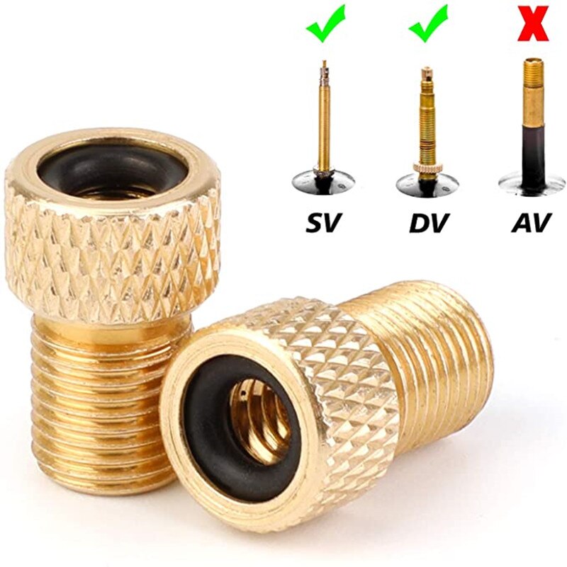 1/10 stk cykel ventil adapter hætte presta til schrader adapter fransk ventil cykel dyse inflator nippel mtb cykel tilbehør