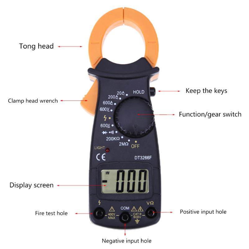 Clamp Meter Universal Multimeter Amp Volt Ohm Diode and Resistance Tester Multimeter Tester Digital Multimeter Clamp Multimeter