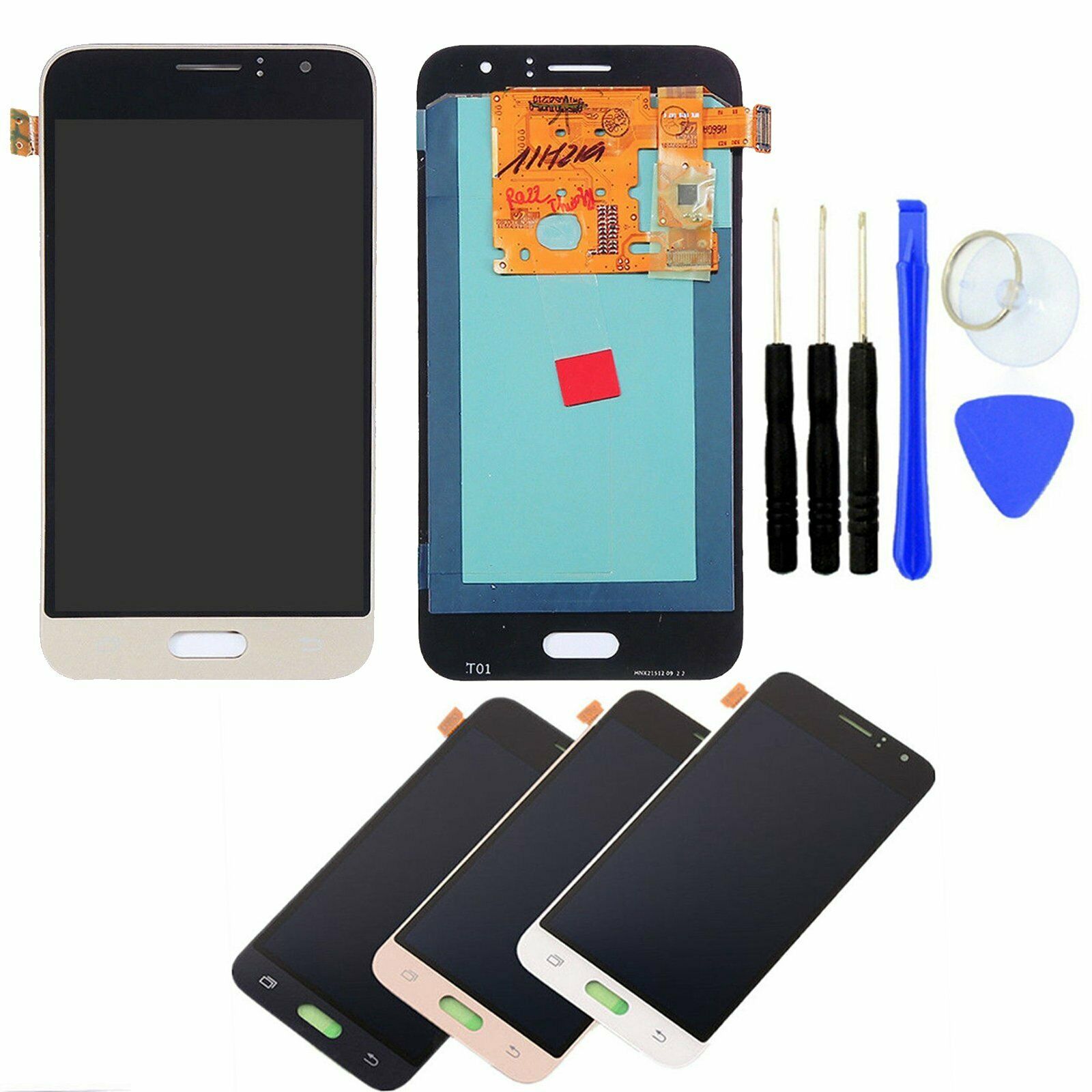 Originele AMOLED J120f lcd Voor SAMSUNG GALAXY J1 LCD J120 J120f J120M J120H Lcd Touch Screen Digitizer display