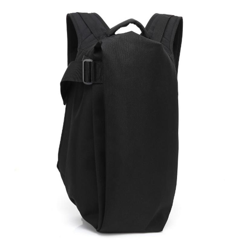 Mochila OZUKO Oxford impermeable para hombre, mochila con carga USB para ordenador portátil, mochila de ocio antirrobo, mochila escolar para hombre, bolsa de viaje: Black