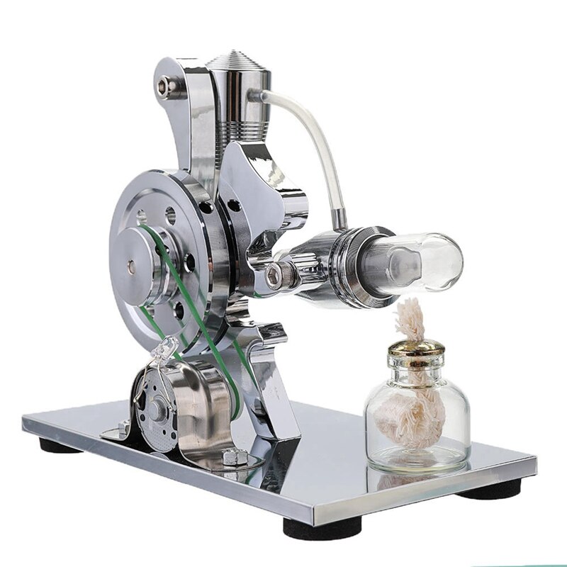 Luft stirling motor modell elektrisk generator fysik experiment ångkraft leksak