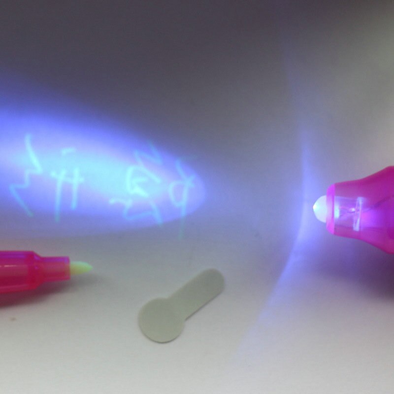 2/4/8/14 pièces Stylo UV Invisible Crayon Magique Secret Stylo Fluorescent pour Bloc-Notes Enfants Enfant Dessin Peinture Conseil FOU99