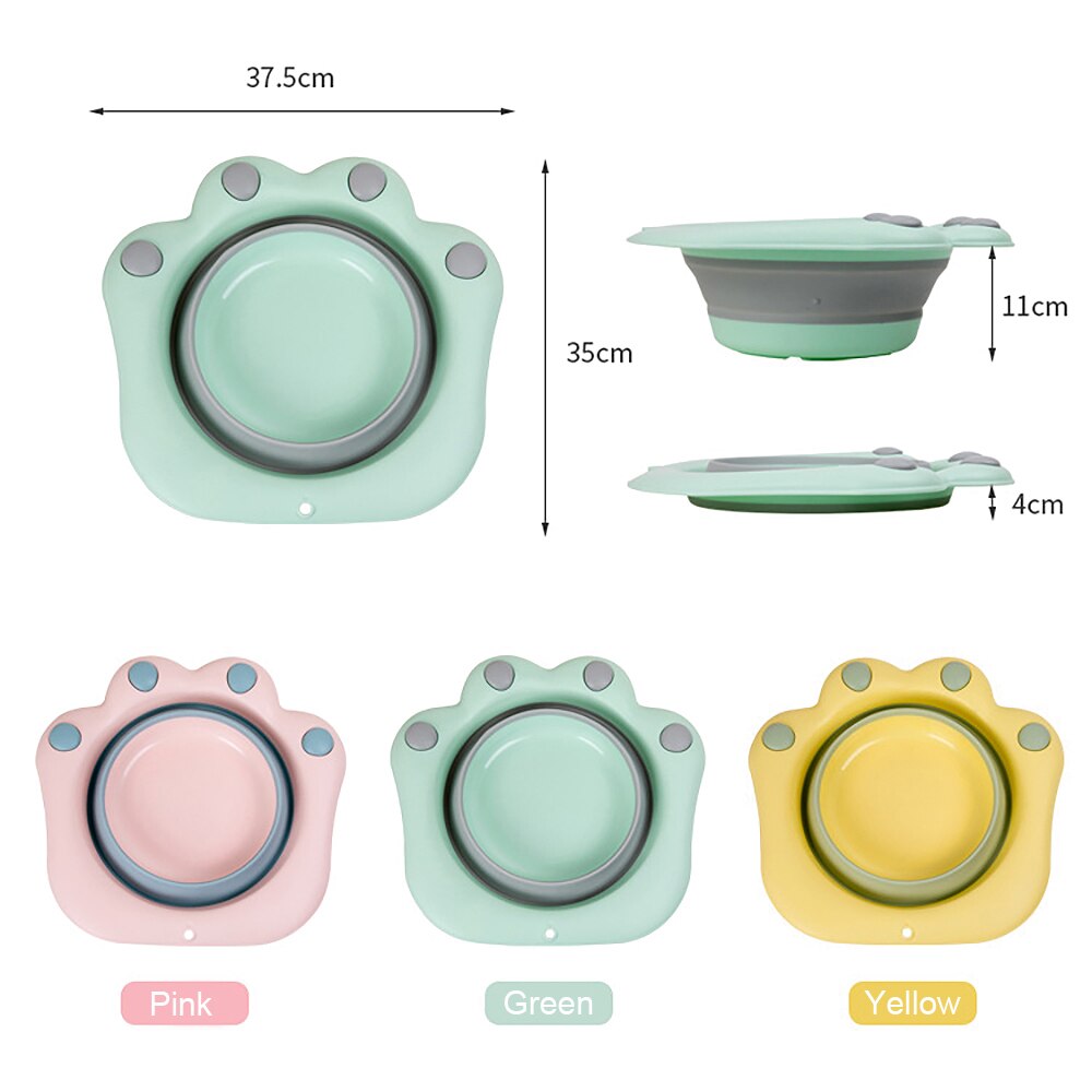 Eco Friendly Portable Folding Bucket Foldable Kitten claw washbasin Tourism Travel Outdoor Fishing Camping Car Wash Bucke