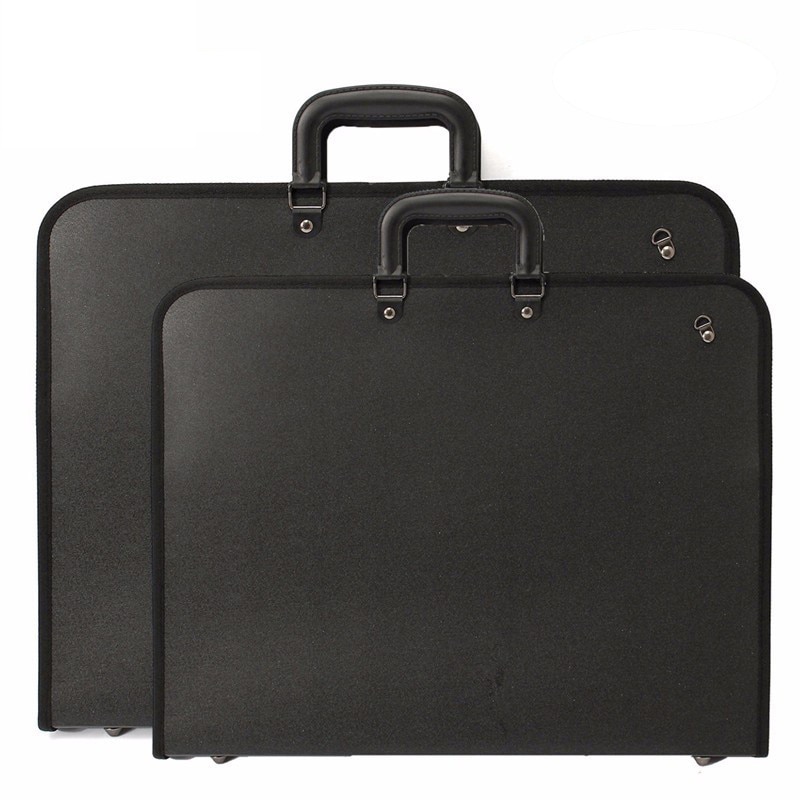 A2 portefeuille de peinture en expansion, sac de dossier, organisateur de fichiers pour Documents, mallette de transport, sac de bureau à fermeture éclair, papeterie fournitures scolaires
