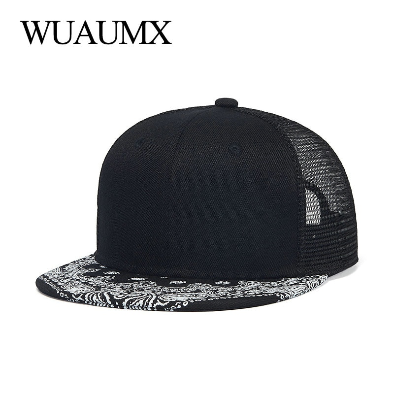 2022 Zomer Mesh Trucker Hoeden Mannen Zwarte Platte Rand Baseball Cap Vrouwen Outdoor Sport Hip Hop Snapback Zonnebrandcrème Hoeden unisex