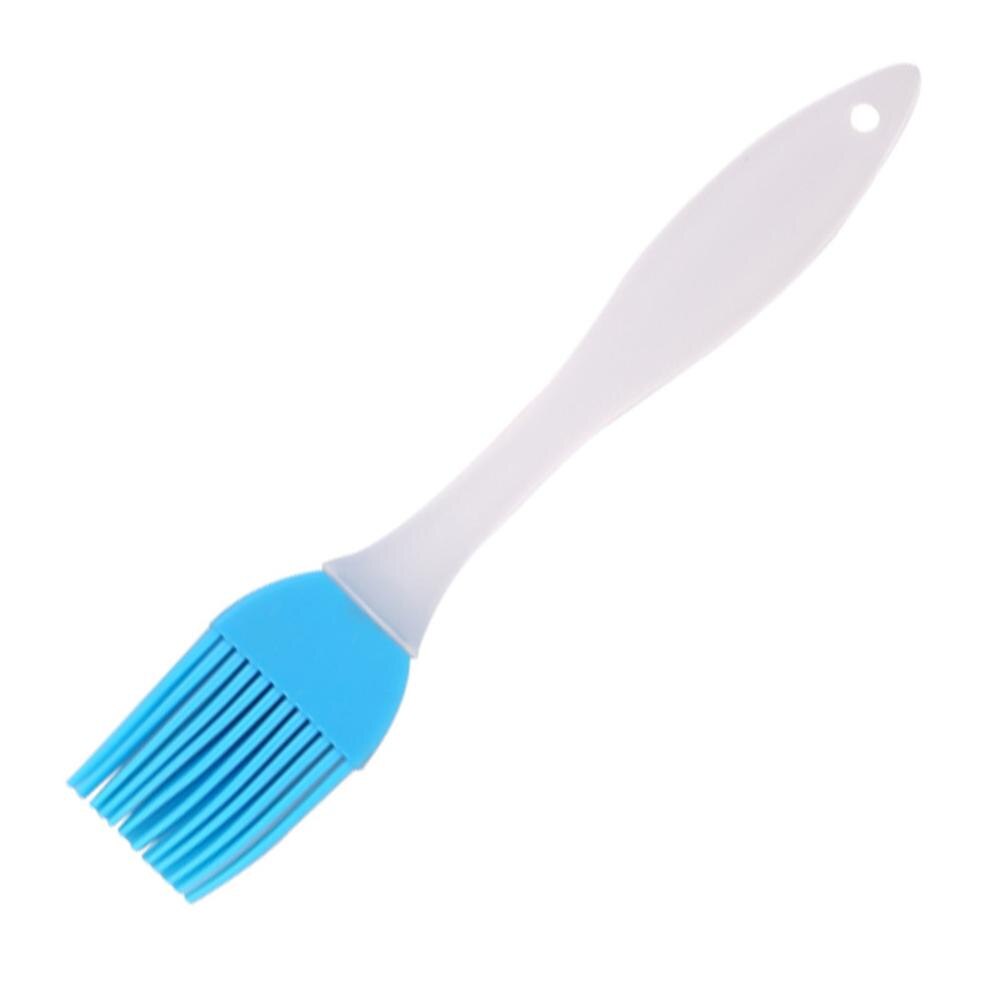 KAKURI 1PC BBQ Brush Kitchen Silicone Baking Pastry Cooking Brush and Barbecue Painting Home Kitchen Gadgets Brush: Blue