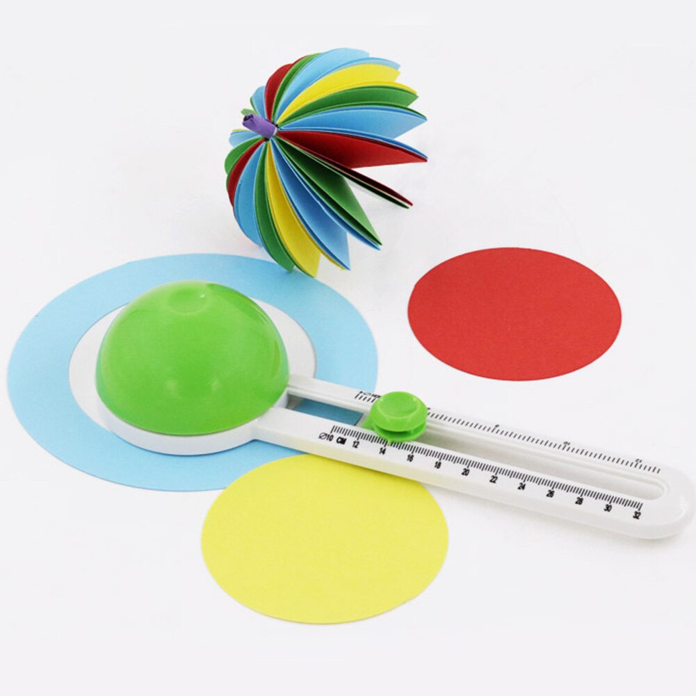 Art Craft Hand Tool Scrapbooking Circle Cutter Portable DIY Cards Making Pictures Multi-functional Paper Patchwork Rotary