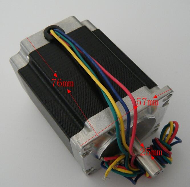 NEMA23 57BYGH311-01 CNC Router 1.8 Degree 2 Phase Hybrid Stepper Motor with shaft diameter 8mm