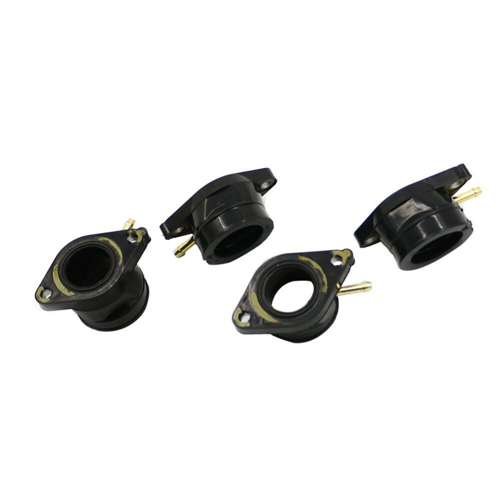4 piezas del carburador de la motocicleta Intakeface múltiples colas para Yamaha XJ550 XJ 550, 1981, 1982, 1983, 81-83