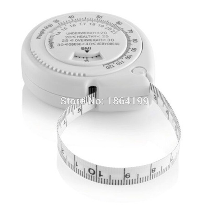 0-150cm Accurate health BMI Calculator BMI body measure tape, waist measure tape, 20pcs/lot