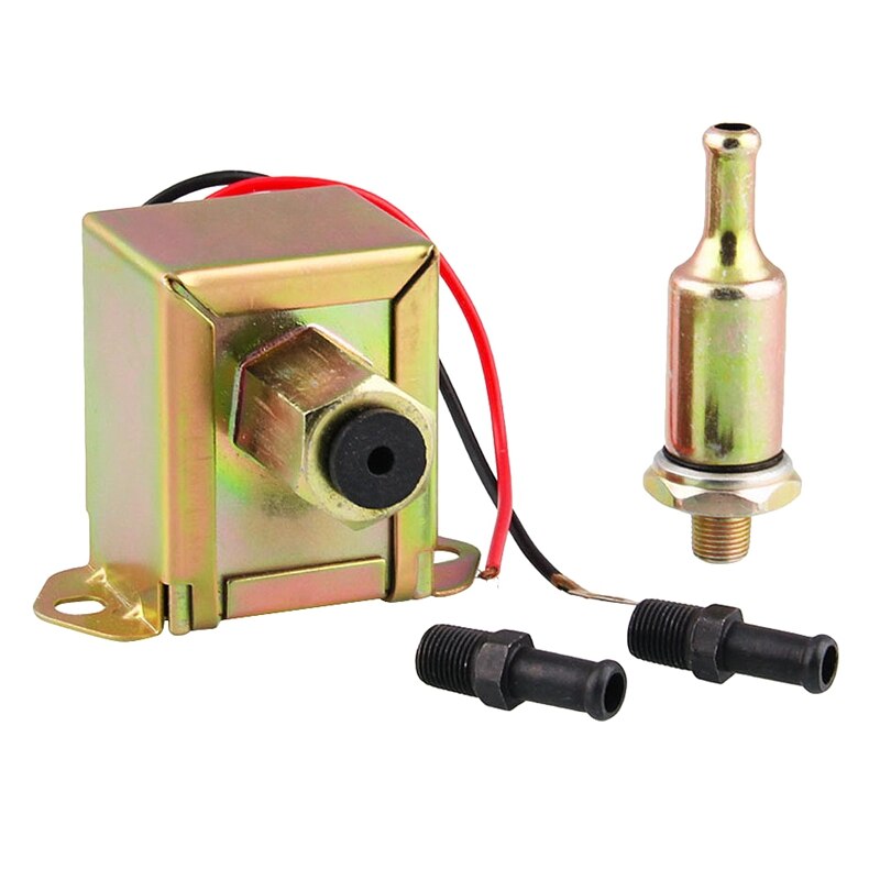 12V General Electronic Fuel Pump, Car Modified Car Fuel Pump Gasoline Pump 4-6Psi Pump: Default Title