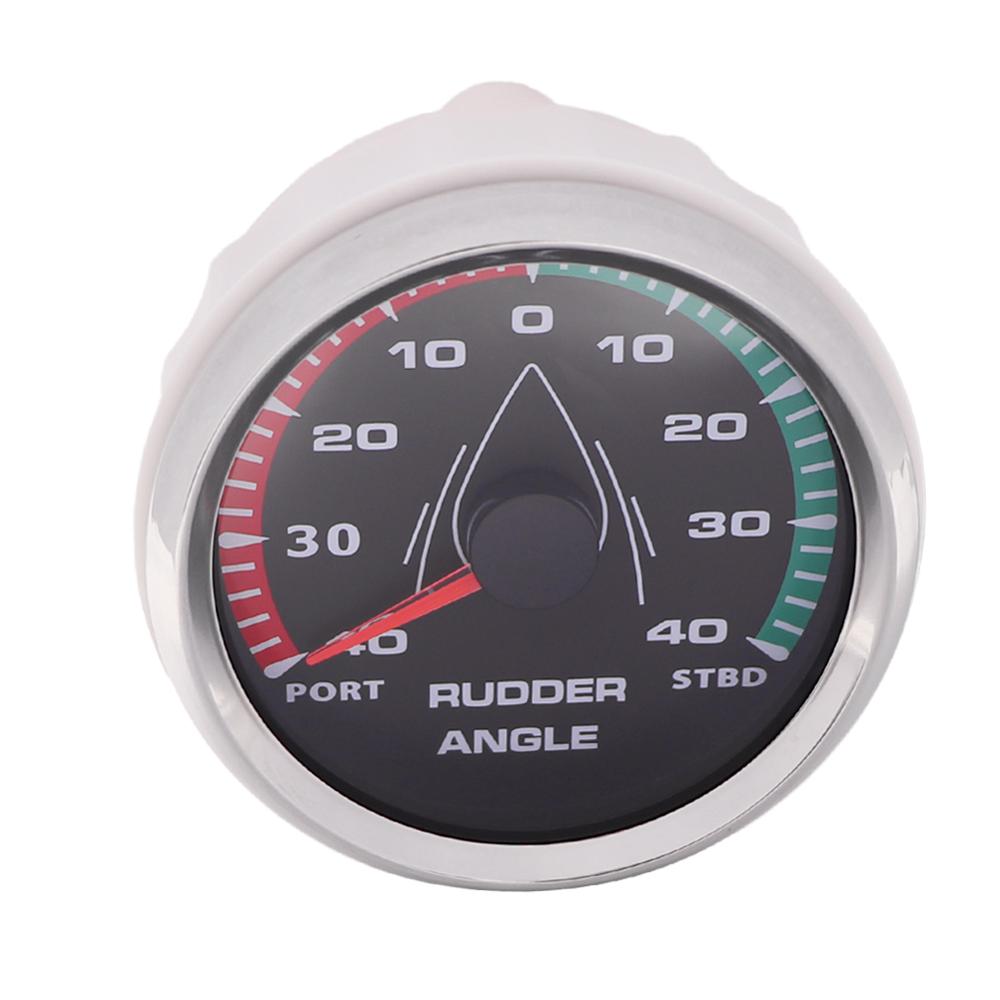 85mm Rudder Angle Indicator Gauge Meter 0 190ohm With Mating Sensor 52mm Marine Angle Meter 8 9365