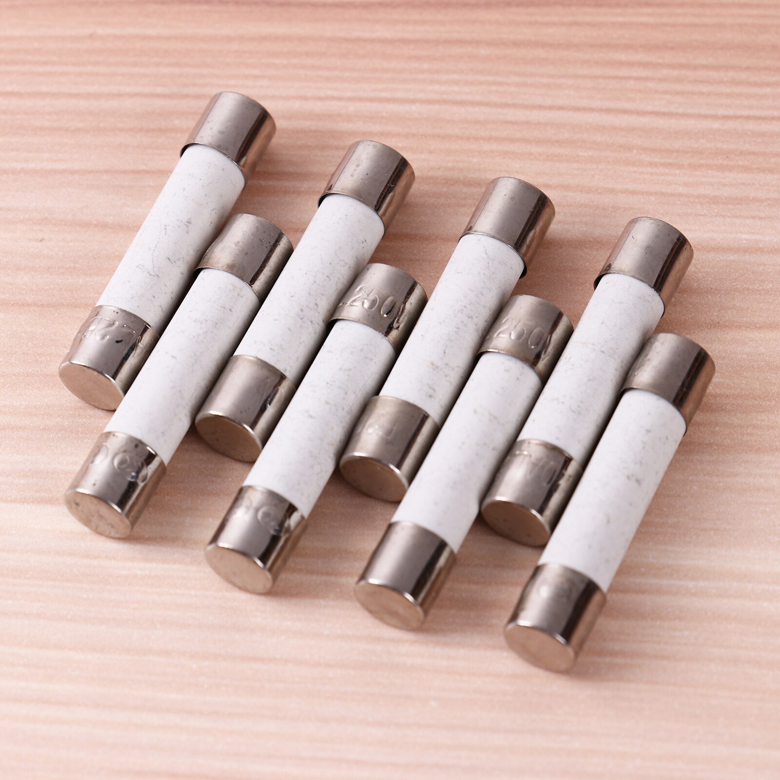 10/20Pcs Kitchen Microwave Fuse 20 Amp 250V Universal Oven Ceramic Tube Slow Blow Fuses Replacement Compatible for GE WB27X10388