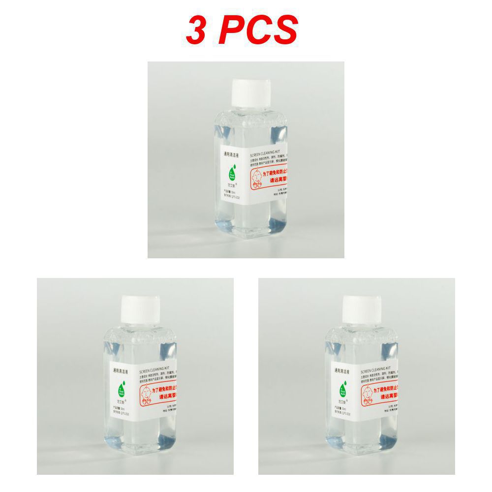 50Ml Draagbare Laptopmonitor Mobiele Telefoon Schermreiniging Vloeistof Universele Vervangende Reiniger Glazen Schermreinigingstools: Overigen