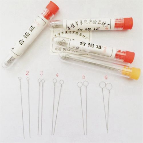 10 st 1-6mm inokulationsslinga nikrom tråd lab bakteriekultur mikrobiologi