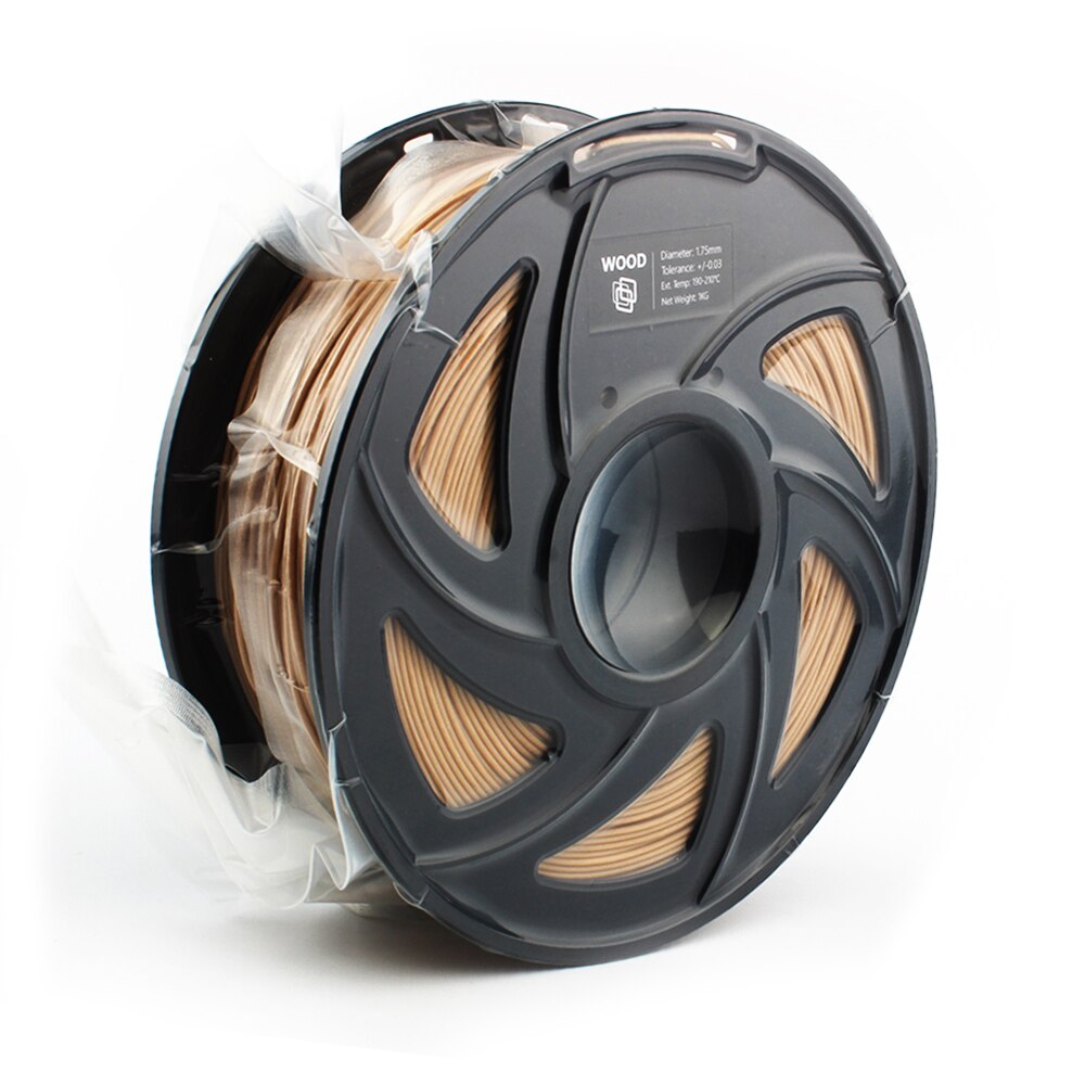 CREOZONE Wood Filament 3D Printer Supplies 1kg Filament Spool 3D Printer Wood 1.75 Dimensional Accuracy +/- 0.03mm
