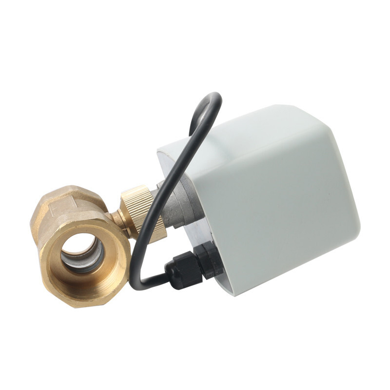 1/2&quot; 3/4&quot; 1&quot; 2&quot; Motorized Ball Valve 220V 12V 24V 3-Wire 2 Control Brass Electric Ball Valve Big Torque