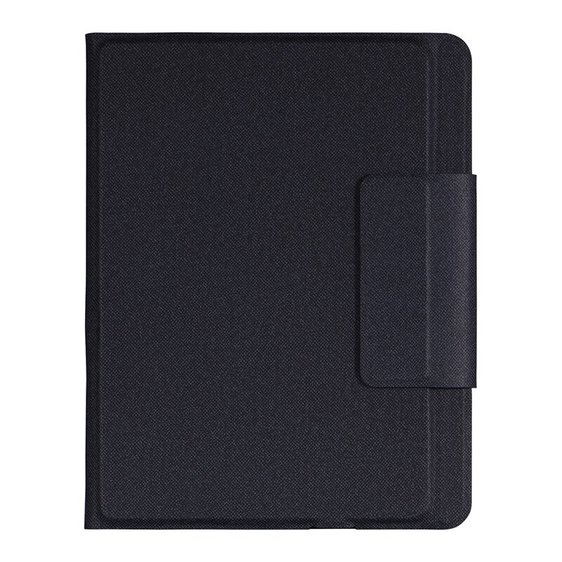 Bezprzewodowa klawiatura Bluetooth Touchpad Tablet skórzany pokrowiec na ipad Pro 10.5/Air 3 10.5/7th 10.2 z klawiaturą na pióro: Black